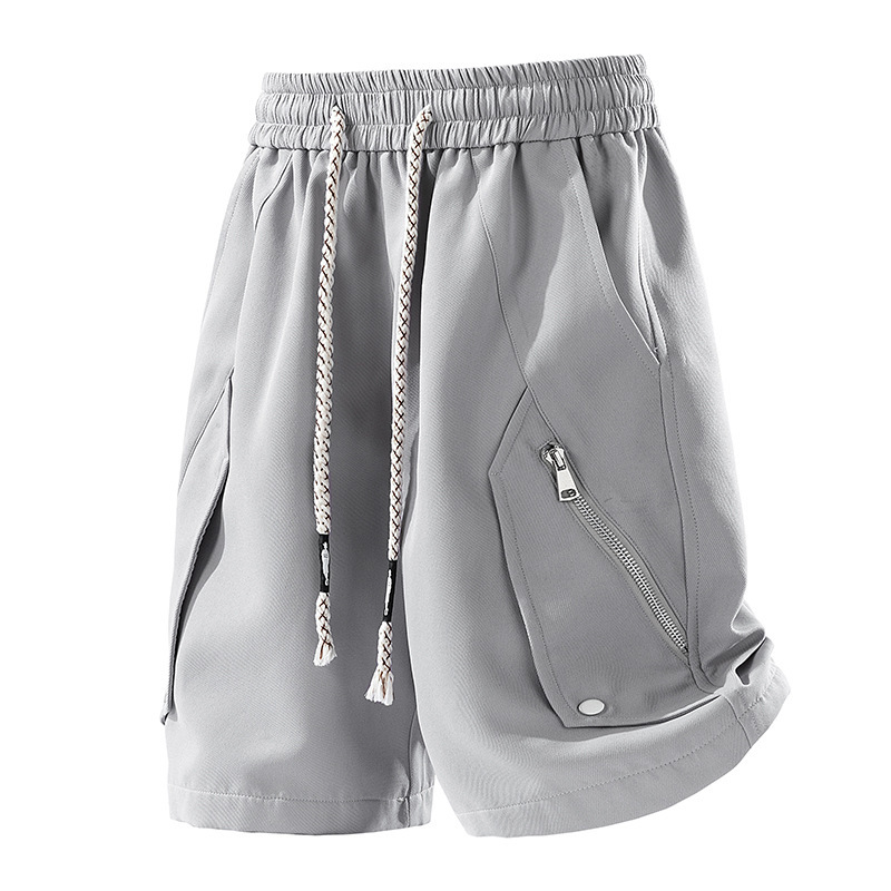 Breathable Casual Plus-size Five-point Work Pants