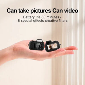 Key Chain Mini Camera -Micro Video Camera With 32GB SD Card & Card Reader, Mini DV DVR Camcorder 1080P, Pocket Wearable, Small Video Camera, For Students Kids Hover Image