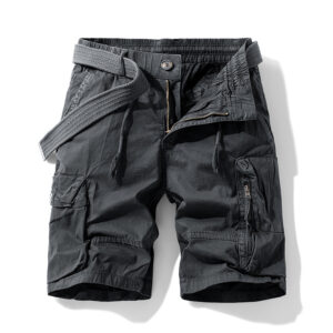 Men's Shorts Made Of Pure Cotton With Multiple Pockets Hover Image