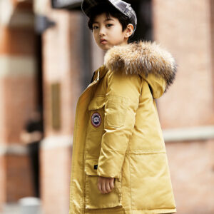 $69.99 Down jacket boy with long thickening