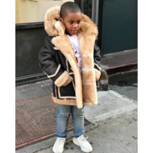 $59.99 Boys' Warm Fur All-in-one Fashion Hooded Jacket Hover Image