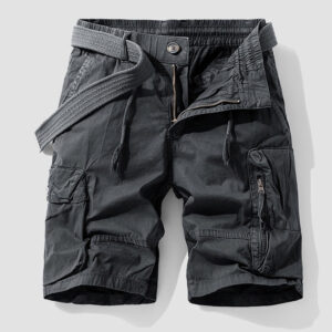 Men's Shorts Made Of Pure Cotton With Multiple Pockets