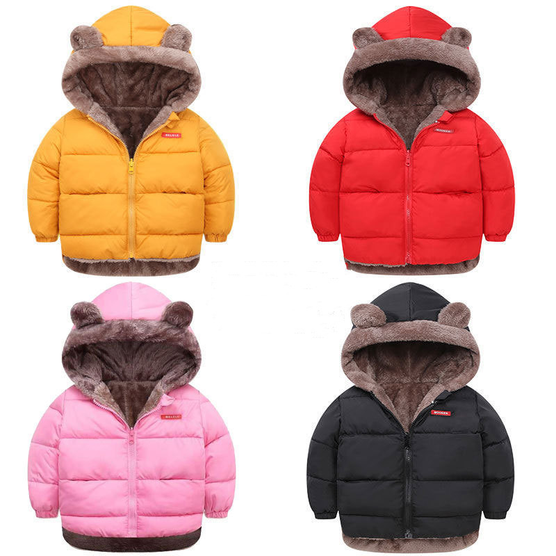 Boy’s Cotton-padded Winter Jacket, Children’s Cotton-padded Jacket, Double-sided Wear