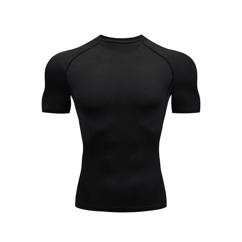 European-size Mens Tight-fitting Long-sleeve Sportswear For Running And Fitness