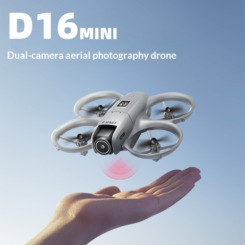 D16 Mini Drone Aerial Photography Dual-Camera Obstacle-Avoidance Racing Drone