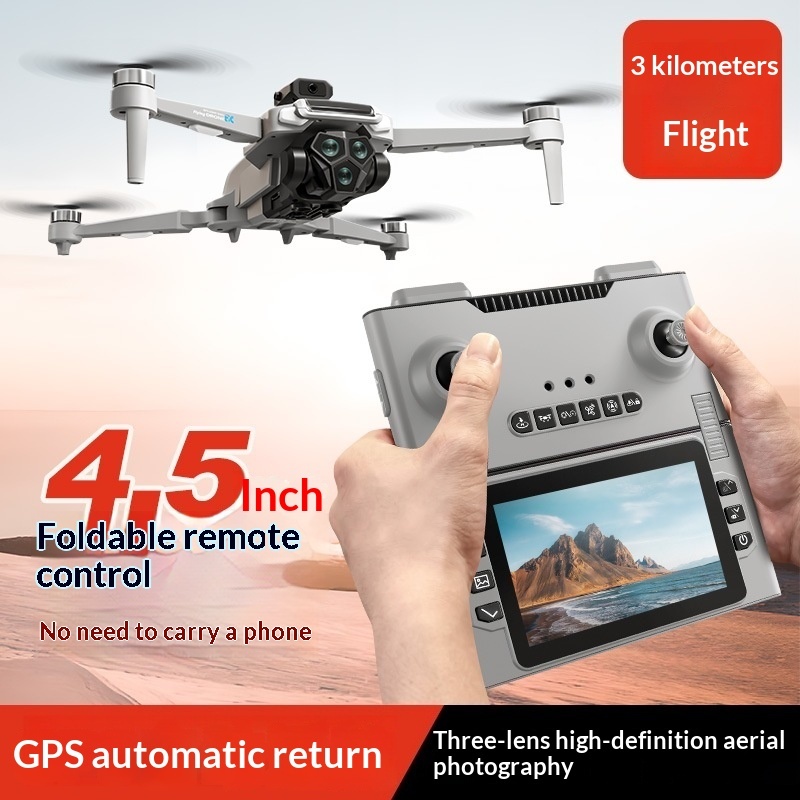 Foldable Large-Screen Drone With GPS Positioning And Return-to-Home Function